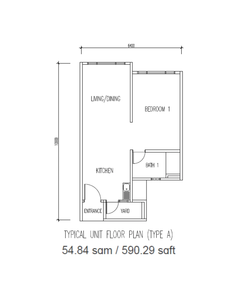Official Type A floor plan